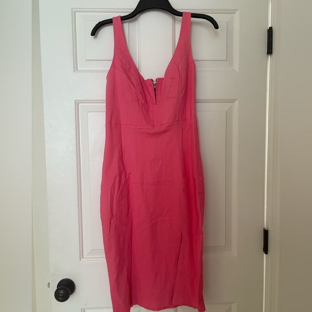 Pink denim Angel Biba dress